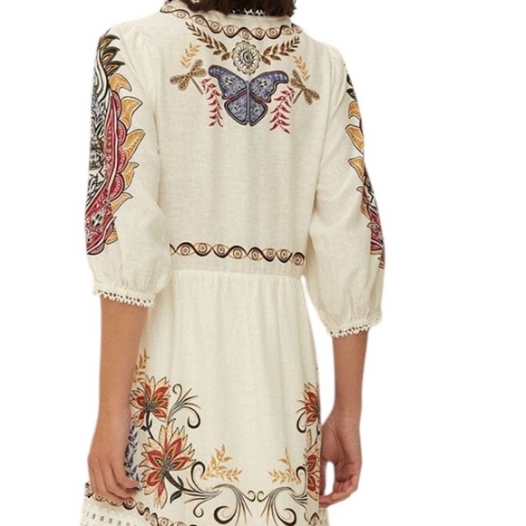 Farm Rio Boho Glam Maxi Dress NWT - Picture 5 of 11